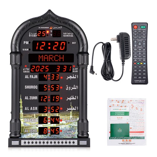 Digital azan clock led - digital,