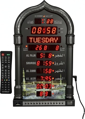 Azan clock led prayer - clock,led,