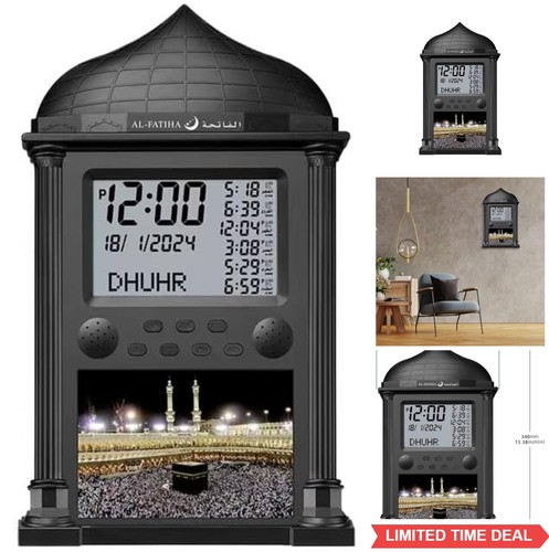 Led azan clock digital - azan,