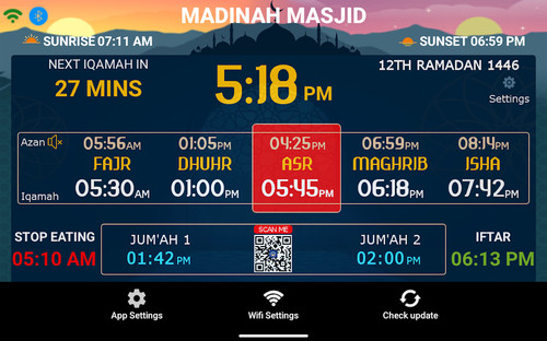 Azan clock for - for,