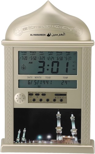 Digital azan mosque - mosque, clock