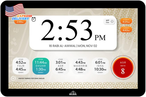 Digital azan clock with - digital,